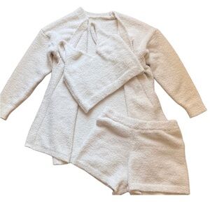 Cozy White Women's Pajama Set